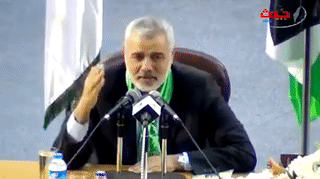 اسماعيل هنية ينشد 