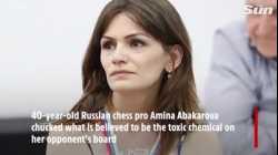 لاعبة شطرنج روسية تحاول تسميم منافستها الأوكرانية في منافسة شطرنج في داغستان، أغسطس 2024