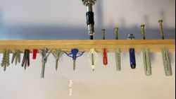 All types of drywall and concrete anchors...