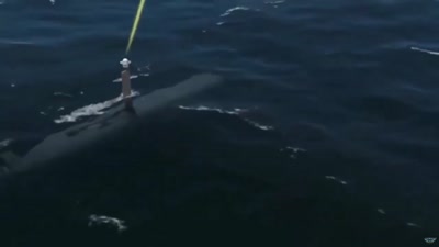 فيديو لاختبار الغواصة المسيرة أوركا، نشرته بوينج، أغسطس 2023