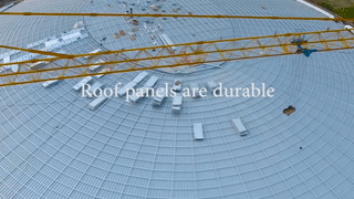 Steel structure dome roof