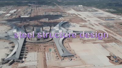 Steel structure space frame construction project