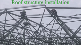 SAFS steel structure space frame building