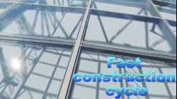 Industrial coal shed installation