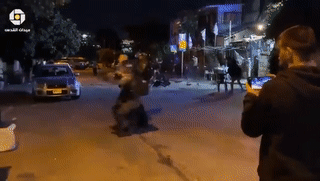 مصادمات بين فلسطينيين ومستوطنين في حي الشيخ جراح، 21 يونيو 2021