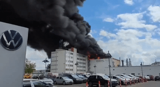 حريق مصنع ديل للدفاع في ألمانيا، 3 مايو 2024