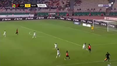 ربع نهائي أمم أفريقيا 2022- هدف مصر الثاني على المغرب