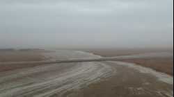 سيول غرب مدينة الرس، منطقة القصيم، السعودية، 2 يناير 2023