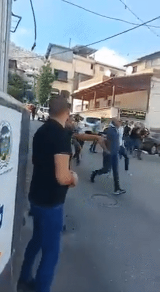 Israeli police shoot a protester in Deir al-Assad, 19 Jun 2021