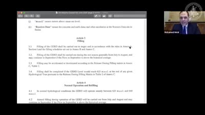 Muhammad Hilal on the Renaissance Dam