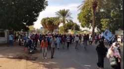 متظاهرو ام درمان يصلون العاصمة الخرطوم، 18 ديسمبر 2021