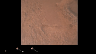 Perseverance Rover Descent and Touchdown on Mars