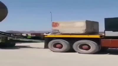 Transportation of a old submarine of Project 877 Kilo Class of the Iranian Navy to the base in Bandar Abbas, July 2020