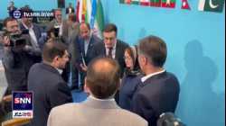 إلفيرا نابيولينا حاكمة مصرف روسيا المركزي أثناء مباحثات في إيران (مايو 2023)