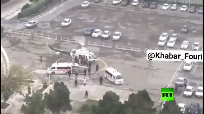 Mohsen Fakhrizadeh-Mahabadi transportation to the hospital, 27 Nov, 2020