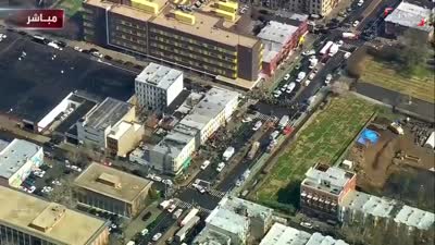 صور جوية لمنطقة حادث إطلاق النار في محطة مترو بروكلين
