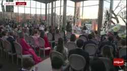 لحظة عقد قران الأميرة إيمان