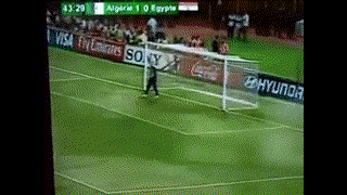 هدف فوز الجزائر على مصر في الخرطوم