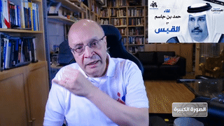 الصورة الكبيرة، عن لقاء حمد بن جاسم بجريدة القبس الكويتية، مارس 2022