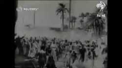 المصريون يستقبلون سعد زغلول عائدا من منفاه عام 1921